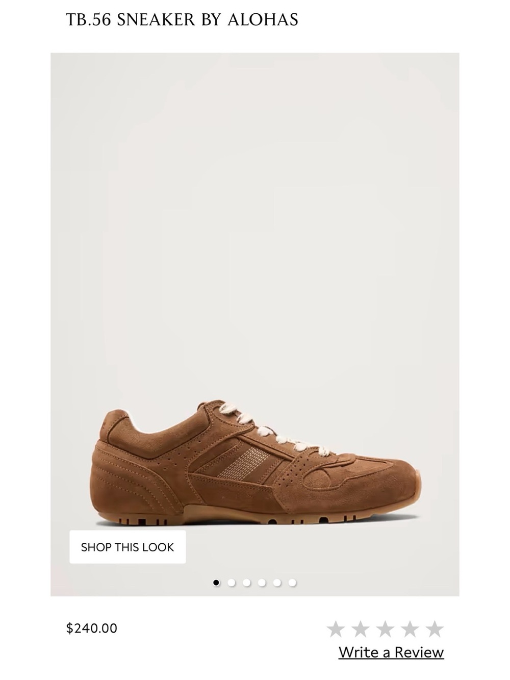 Alohas TB.56 Sneaker in Brown